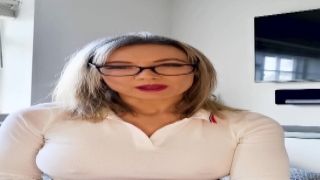 Horny timid boy in glasses doggy fucked chubby blonde haired MILF tough