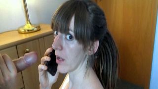 Attractive brunette teen Petty provides an insane blowjob to a white individual.