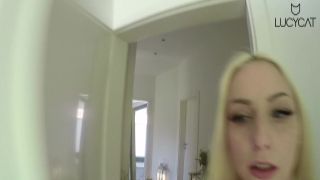 Just lovely blonde haired chick is mad concerning riding significant penis ahead