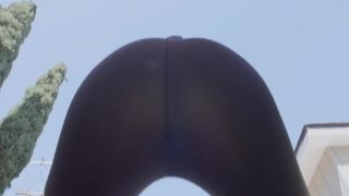 Chick with pigtails provides rimjob and takes tick dick in her small anus