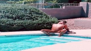 Bright tattooed ginger nympho sucks dick and gets analfucked outdoors